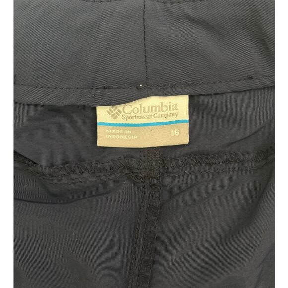 Columbia Women's Size 16 Navy PFG Activewear Button Waist Shorts - Picture 2 of 4